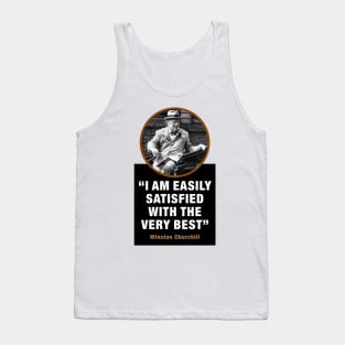 Winston Churchill Quotes Tank Top